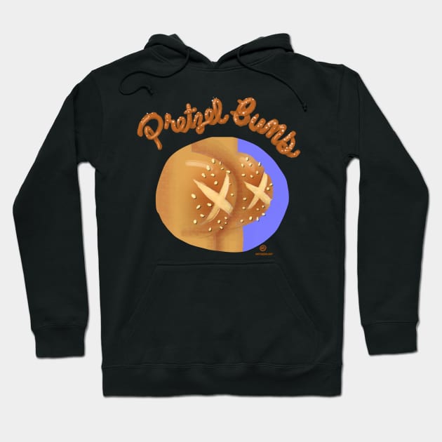 Pretzel Buns Hoodie by natebear